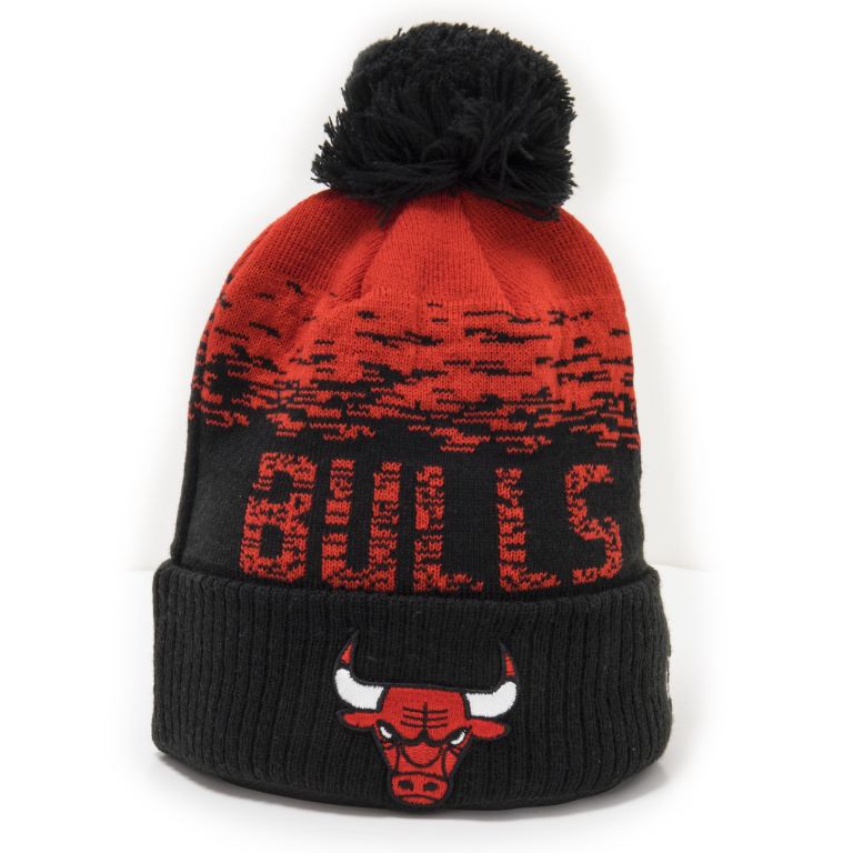 Gorras New Era Beanies Negros - Chicago Bulls Ombre Bobble 85641WLJQ